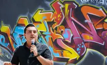 Manuel Guerra Cavazos ofrece recompensa para dar con grafitero de arco de San Blas