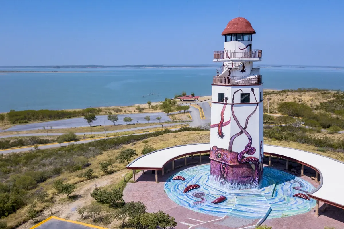 Presa El Cuchillo. Foto: Fideicomiso de Proyectos Estratégicos de Nuevo León