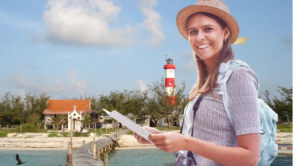 Esta isla es la única del Arrecife de Alacranes que puede ser visitada por turistas