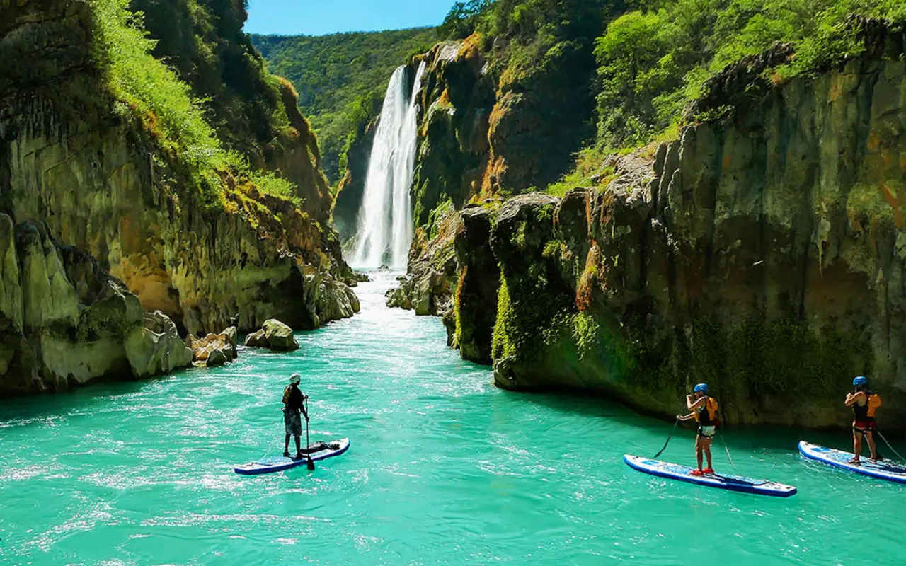 Cascadas de Tamul en Aquismón, San Luis Potosí. Foto: Gobierno de México