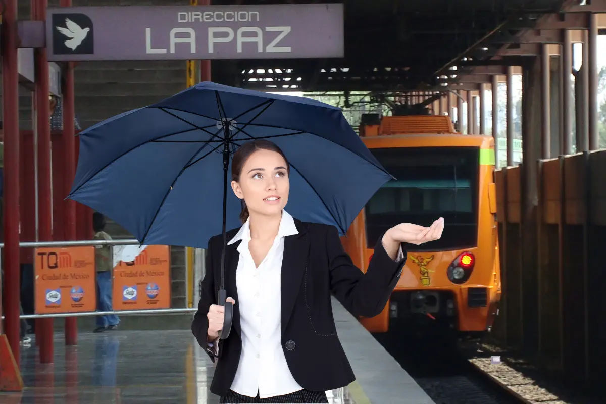 Línea A cerrada por lluvias, Foto: Metro CDMX/ Canva