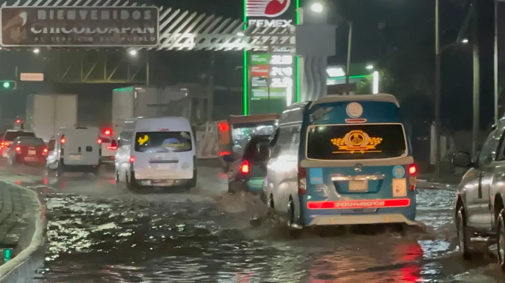 Lluvias golpean el oriente del Edomex; estas son las zonas y carreteras más afectadas