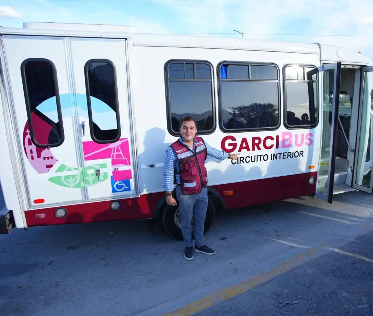 El GarciBus Circuito Interior es una extensión del sistema de transporte municipal impulsado por el alcalde Manuel Guerra Cavazos. Foto: Manuel Guerra Cavazos.
