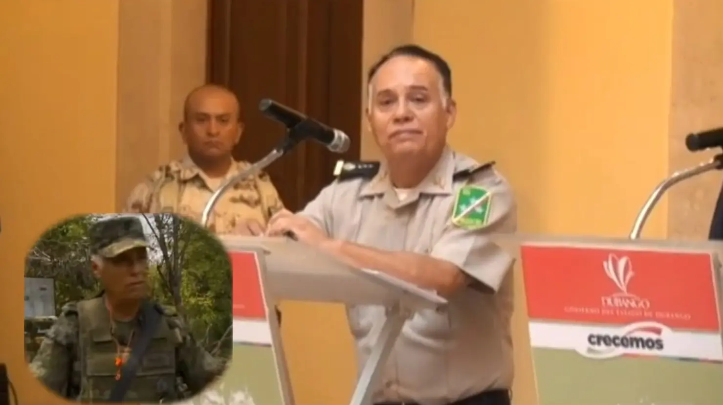 Foto: YouTube/ J 77/ Ethereum | Este jueves 26 de junio murió Moisés Melo García, General del Ejército famoso por sus operativos en Durango entre 2008 y 2010.