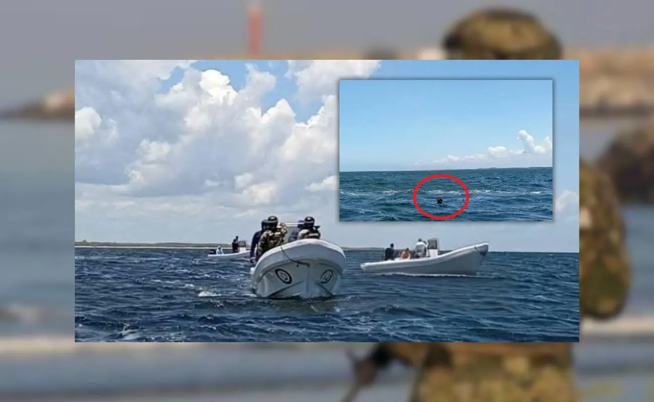 ¿Qué pasó con los pescadores furtivos cerca del faro de Yalkubul? Foto: Canva | Cortesía | Semar