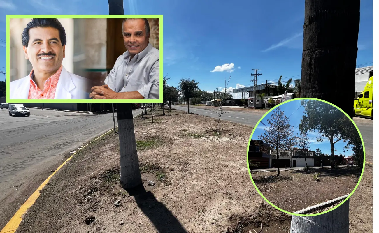 El Gobernador Esteban Villegas denunció que los ex alcaldes Enríquez y Salum no dieron mantenimiento a las áreas verdes. Foto: Alejandro Ávila.