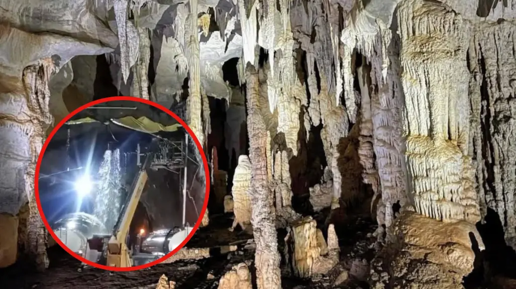 Túnel de la autopista Mante-Ocampo-Tula construido arriba de falla geológica y sistema de cavernas