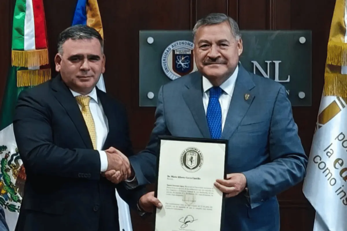 Mario Garza Castillo, nuevo secretario general de la UANL. Foto: Instagram/MarioGarza.
