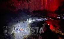 Volcadura deja 7 oficiales de la Guardia Nacional heridos en Iturbide, Nuevo León