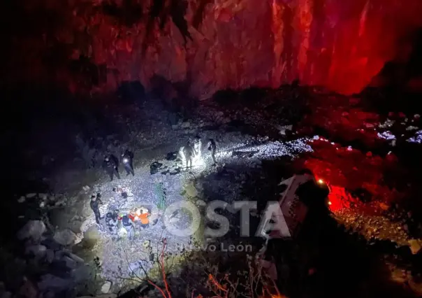 Volcadura deja 7 oficiales de la Guardia Nacional heridos en Iturbide, Nuevo León