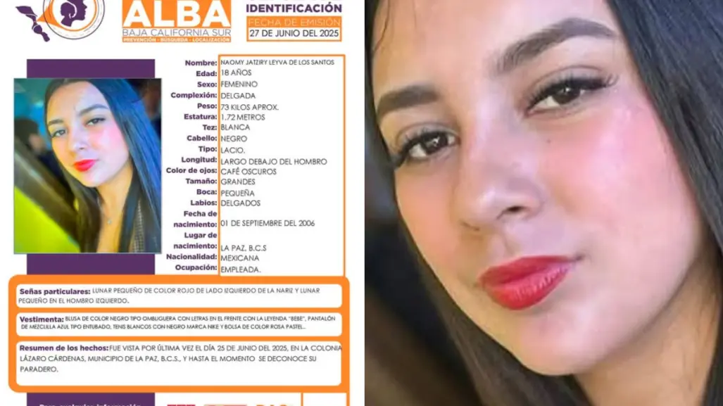 Alerta Alba por Naomy Jatziry en La Paz: desapareció tras abordar un Didi