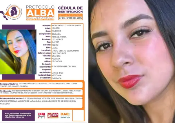 Alerta Alba por Naomy Jatziry en La Paz: desapareció tras abordar un Didi