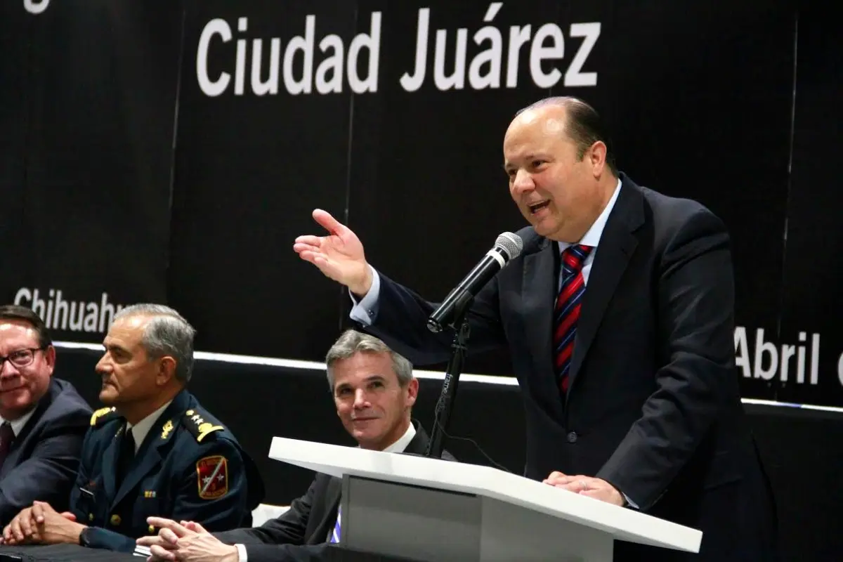 César Duarte en conferencia de prensa Foto: X(Twitter) @GoberDuarte