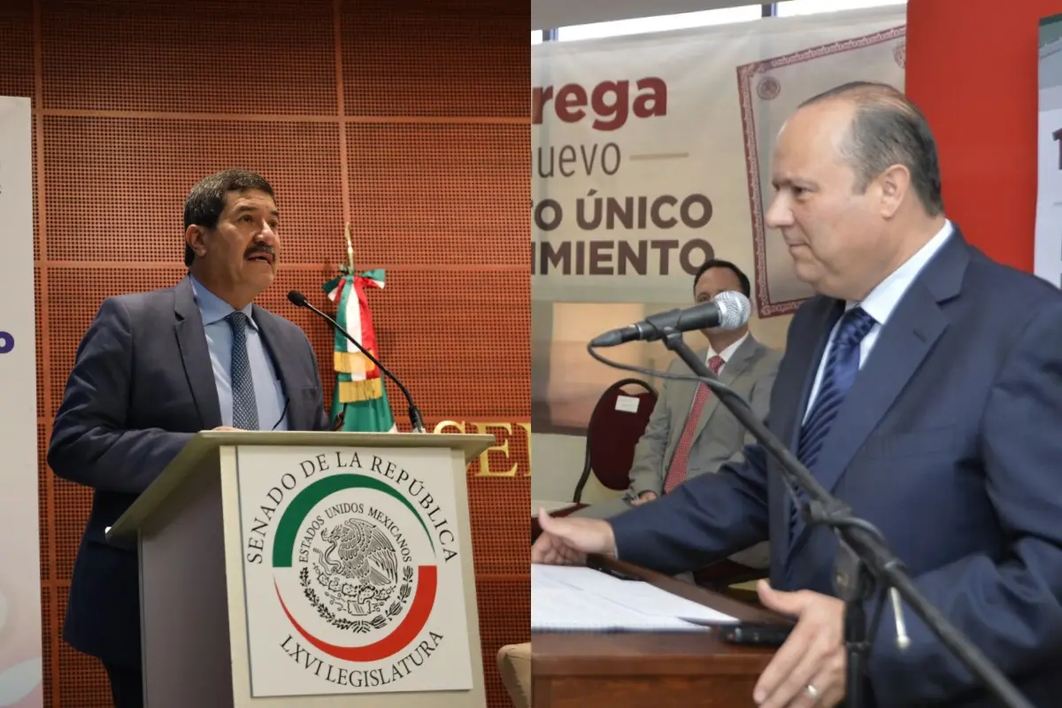 Javier Corral y César Duarte Foto: X(Twitter) @Javier_Corral/@GoberDuarte