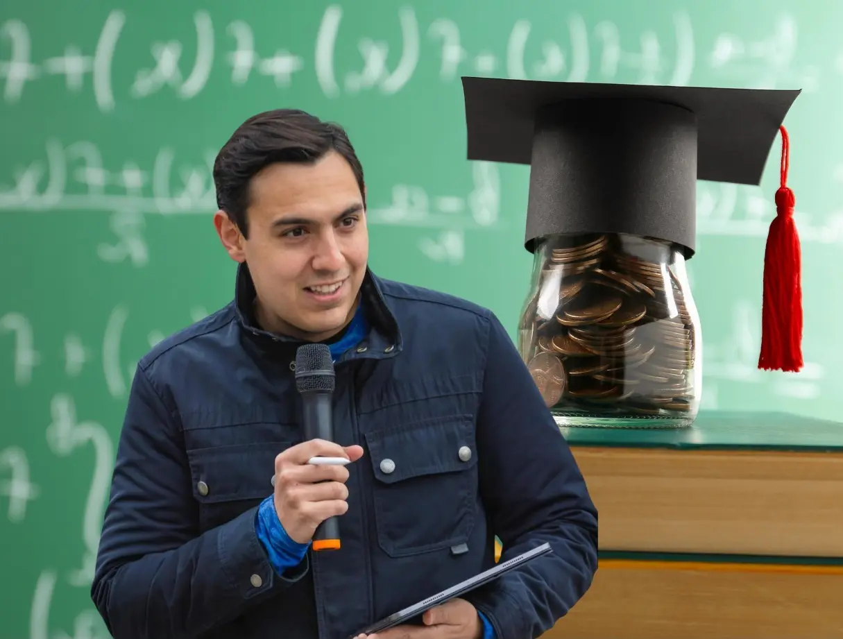 El programa Becas Contigo está abierto a alumnos de preparatoria y universidad (tanto públicas como privadas) que cuenten con un buen rendimiento académico. Foto: Canva/César Garza Arredondo.