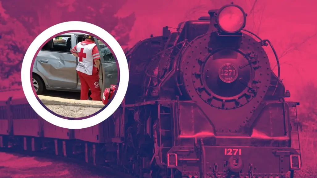 ¡Otro trenazo!, conductor resulta herido tras choque en San Pedro Garza García