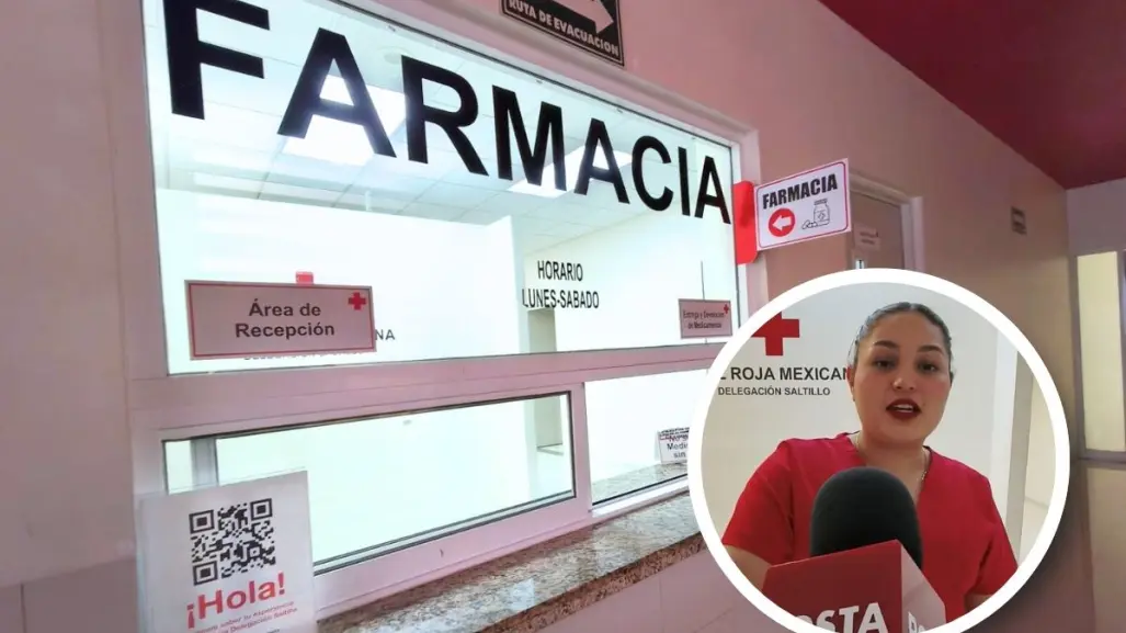 Ofrece Cruz Roja Saltillo medicamentos gratuitos; ¿cómo obtenerlos?