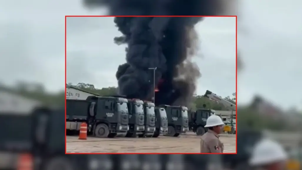 Incendio en un tramo del Tren Maya en Quintana Roo: esto dice el reporte oficial
