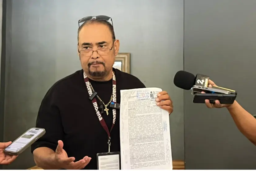 El activista Manuel Monreal encabeza las críticas en contra de la gestión de Margid Rodríguez Avendaño al frente del IMSS- Bienestar. Foto: Sanju Pineda