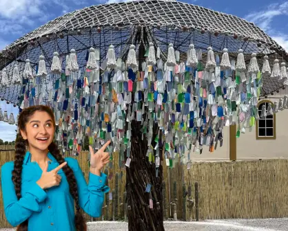 Este árbol de Todos Santos guarda cientos de deseos escritos por desconocidos