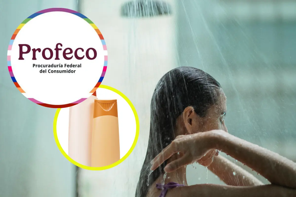 Un buen shampoo no siempre es el que tiene un precio más alto en el mercado, el que recomienda la Profeco tiene un precio de 30 pesos. Foto: Profeco | Canva