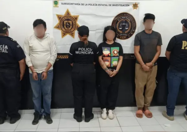 SSP Yucatán detiene a 3 personas por intento de robo en Montes de Amé en Mérida