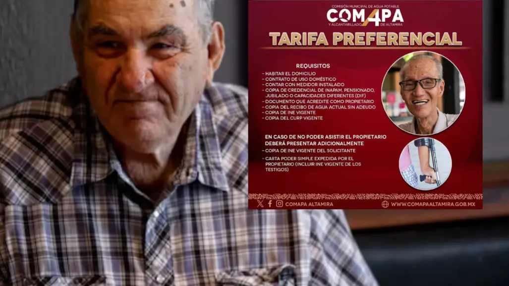 Así puedes obtener tarifa preferencial en COMAPA Altamira