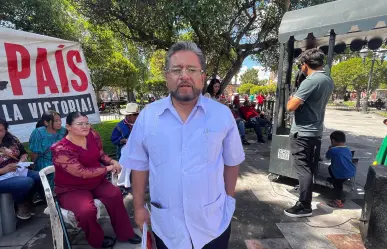 Manifestantes en Durango piden a Claudia Sheinbaum liberación de un preso en Veracruz 