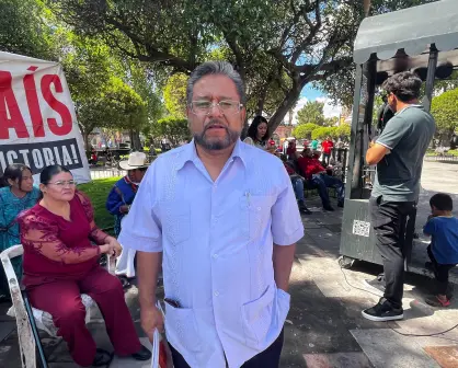 Manifestantes en Durango piden a Claudia Sheinbaum liberación de un preso en Veracruz 