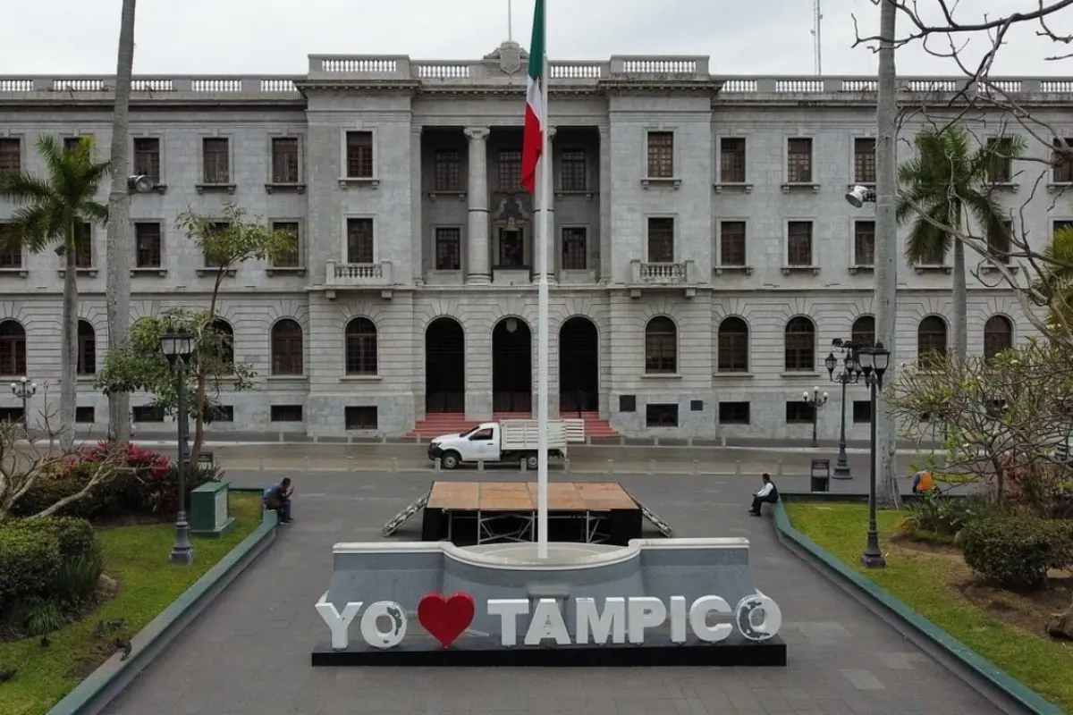Edificio del ayuntamiento de Tampico. Foto: Carlos García