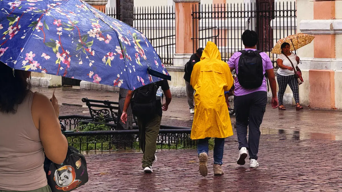 En Mérida se registrará lluvia ligera por la mañana y moderada poco después del mediodía Foto: Irving Gil