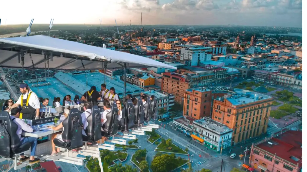 Dinner in the Sky llega a Tamaulipas; esto es todo lo que se sabe de la experiencia