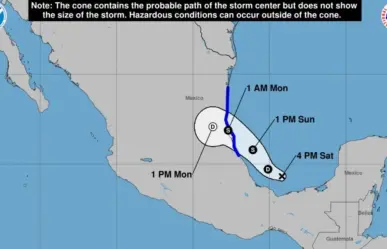 Se forma depresión tropical en el Golfo de México; ¿qué estados se verán afectados?