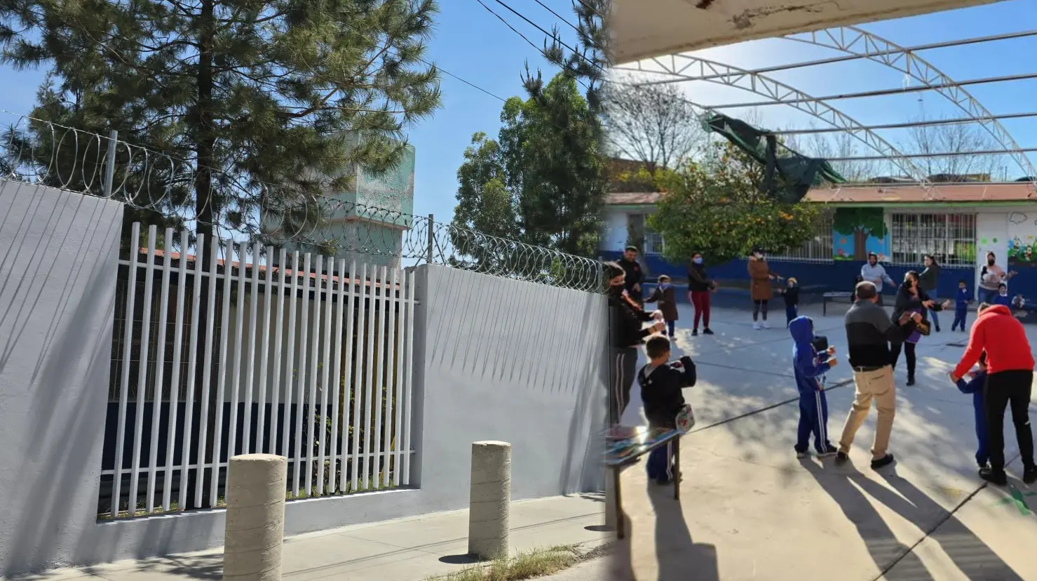 Foto: Gerardo Lares / Facebook/ Jardín de Niños Xicoténcatl | Esta es la pequeña escuela de Durango que tiene su único acceso dentro de un mercado.
