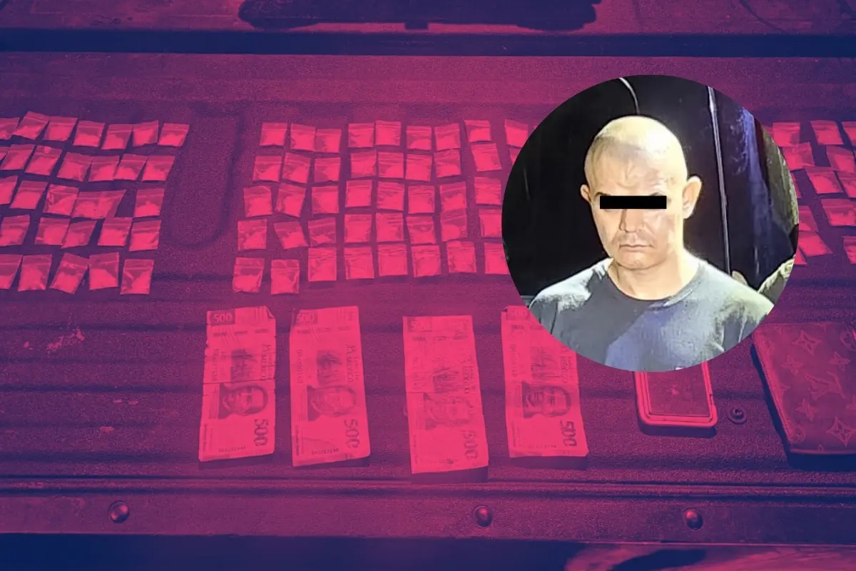 Hombre detenido con droga y billetes falsos. Foto: Canva