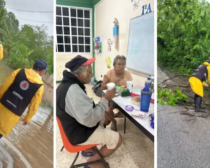 Fuertes lluvias dejan inundaciones y familias evacuadas en el sur de Quintana Roo