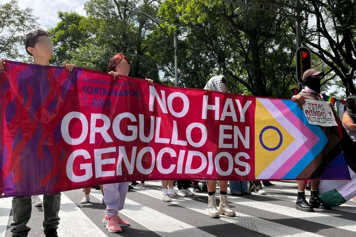 Contramarcha de la rabia en CDMX. Foto: Laura Ávila