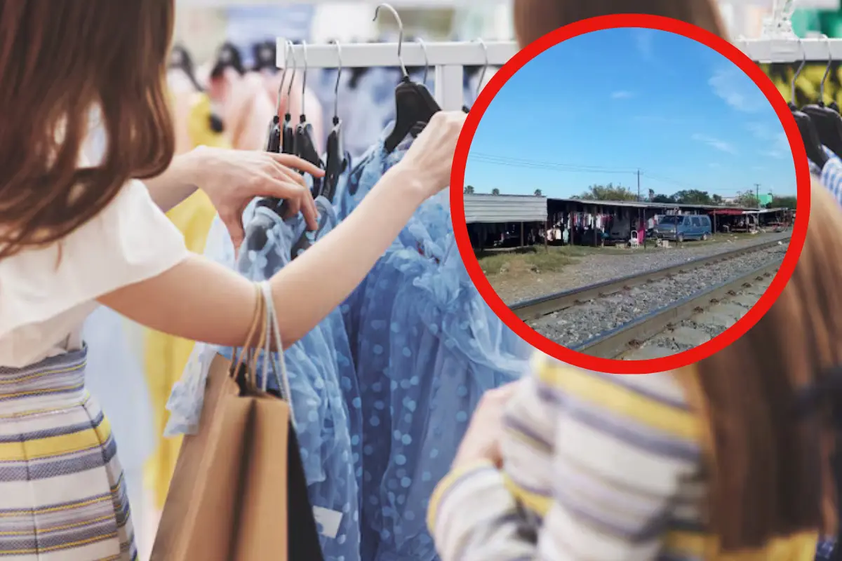 La pulga de los rieles es uno de los mercaditos más grandes y emblemáticos del municipio de Nuevo Laredo; incluso gente de otros municipios viaja para realizar sus compras