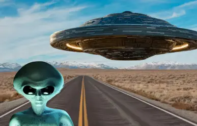 En esta carretera de Tamaulipas hay un ovni abandonado