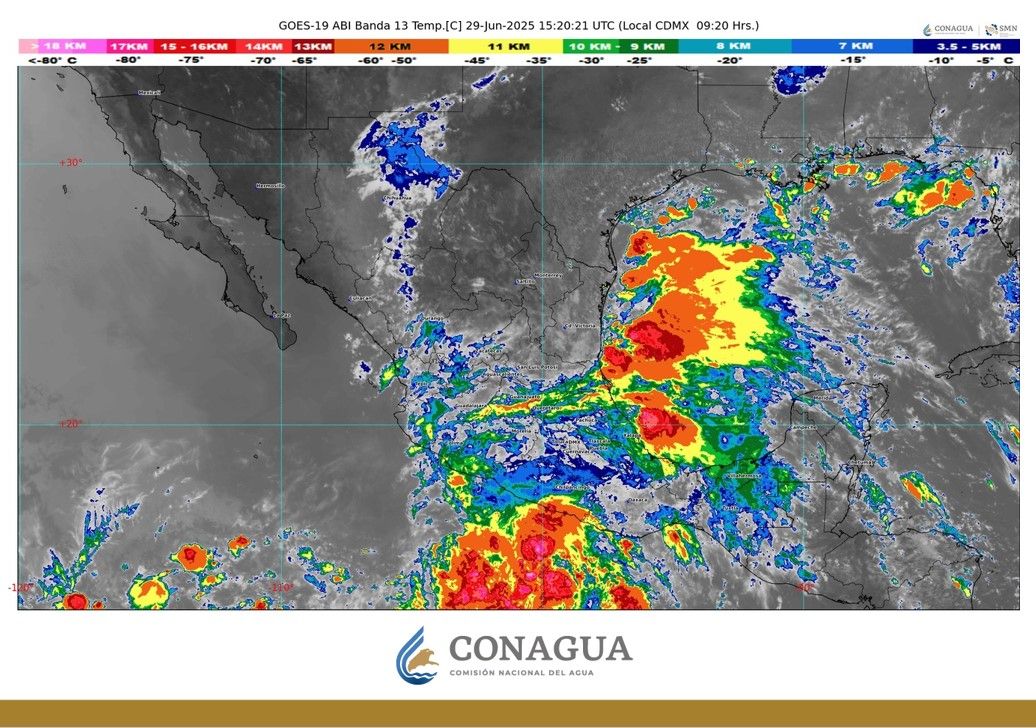 Mantiene CONAGUA monitoreo de la tormenta tropical Mantiene CONAGUA monitoreo de la tormenta tropical