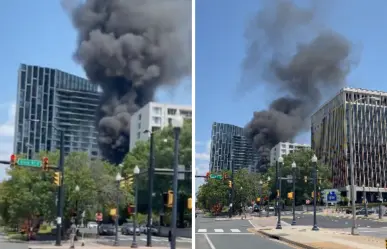 Explota camioneta de Amazon en Washington D.C. 