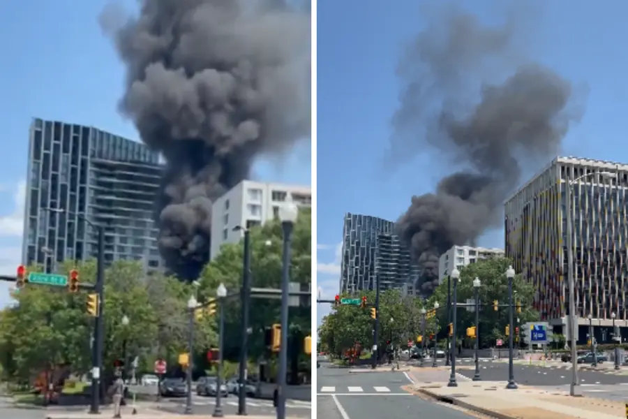 Explota camioneta de Amazon en Washington D.C. 