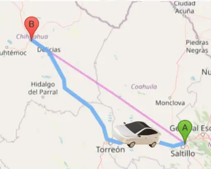 Esta es la carretera más rápida para llegar de Ramos Arizpe a Chihuahua