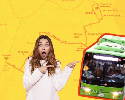 Esta es la nueva ruta de camión que te llevará a recorrer la zona poniente de Monterrey