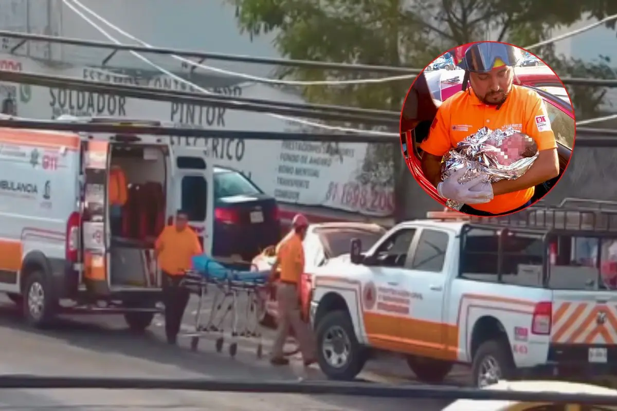 Paramédicos municipales arribaron al sitio y brindaron atención especializada a la madre Foto: Canva