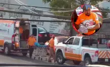 Rescatistas de Juárez, Nuevo León asisten a mujer en labor de parto en avenida