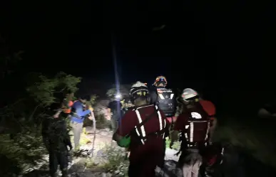 Rescatan a hombre lesionado en ruta Matacanes en Santiago, Nuevo León