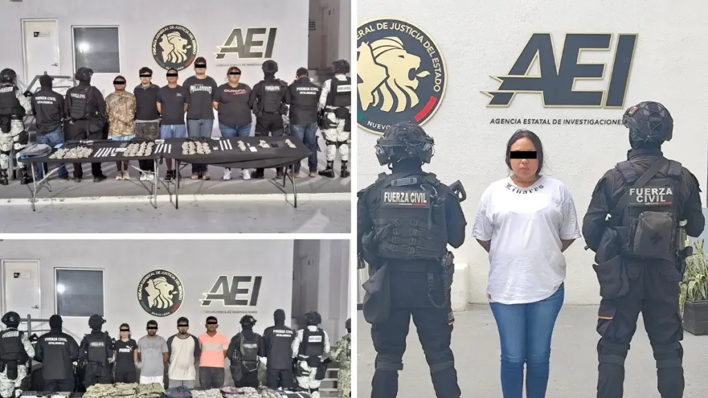 Detienen a 16 presuntos delincuentes en Linares en Operativo Muralla