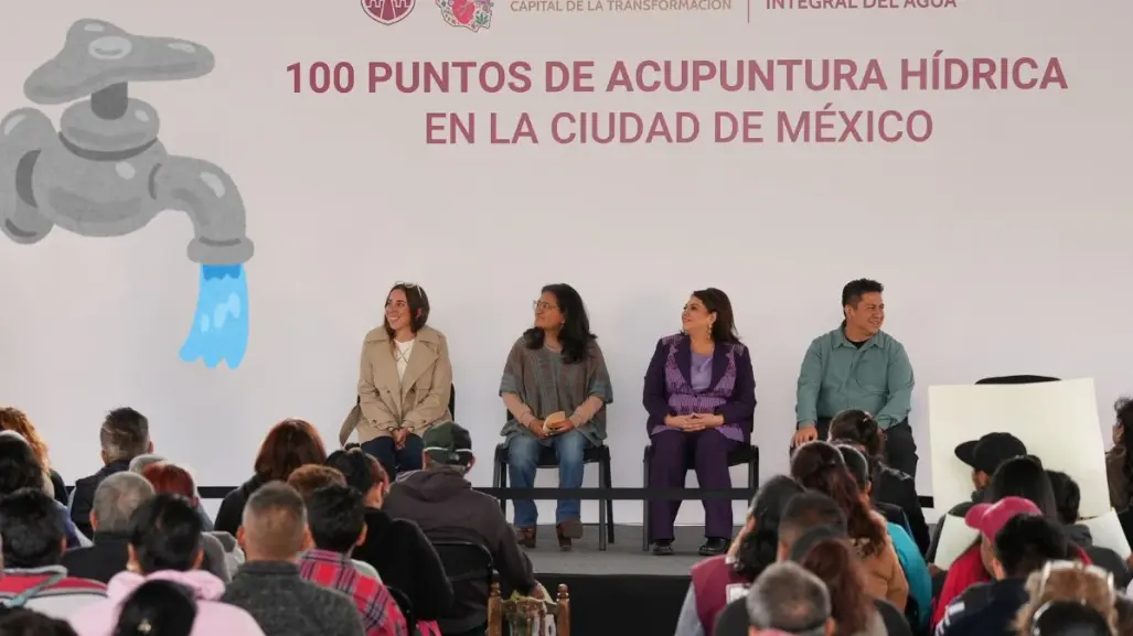 Clara Brugada apuesta por "Acupuntura Hídrica" para enfrentar sequías e inundaciones en CDMX