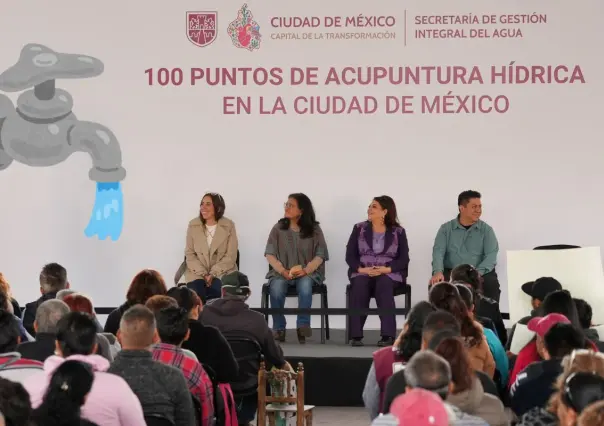 Clara Brugada apuesta por "Acupuntura Hídrica" para enfrentar sequías e inundaciones en CDMX
